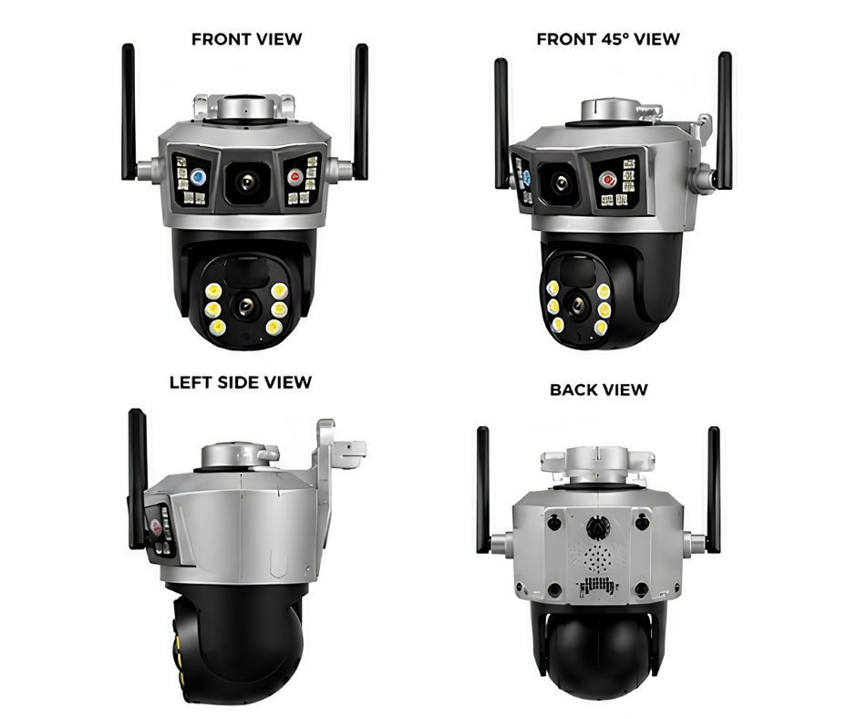 SolarGuard Pro 4G/WiFi PTZ Solar Security Camera